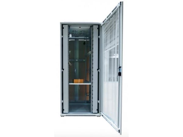 ALLNET 19kaappi 42U W800T1000mm rei'itetyt metalliovet vaaleanharmaa SNB-sarja