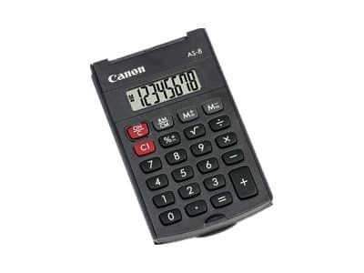 Canon AS-8 - Lommekalkulator - 8 sifre - mørk grå
