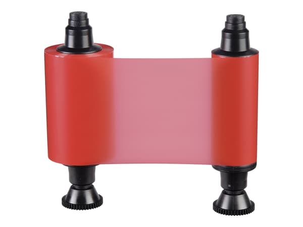 Evolis Monochrome ribbon - Rød - skriverbånd - for Evolis Dualys, Dualys3, Pebble 4, Pebble4, Primacy 2, Quantum, Securion