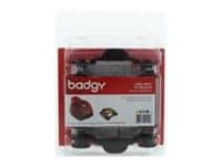 Evolis Ribbon &amp; Cleaning Kit för Badgy 1, 100 sidor, svart, blå, rosa, vit, gul, Badgy, blister
