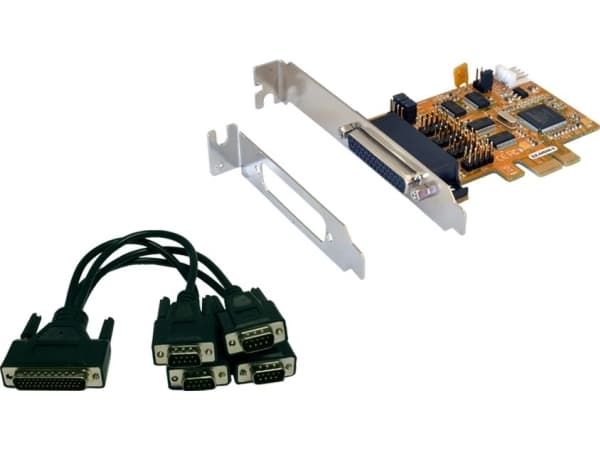 Exsys EX-44044-2 - Seriell adapter - PCIe x16 - RS-232/V.24 x 4