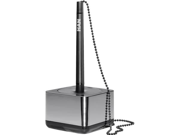 HAN Kuglepenstander i-LINE 27651-88 Krom, Sort 1 stk