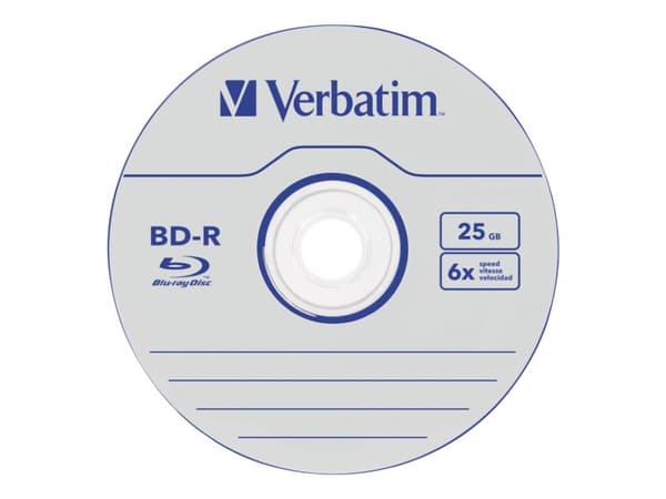 Verbatim Datalife 6x, 25 GB, BD-R, Akseli, 50 kpl