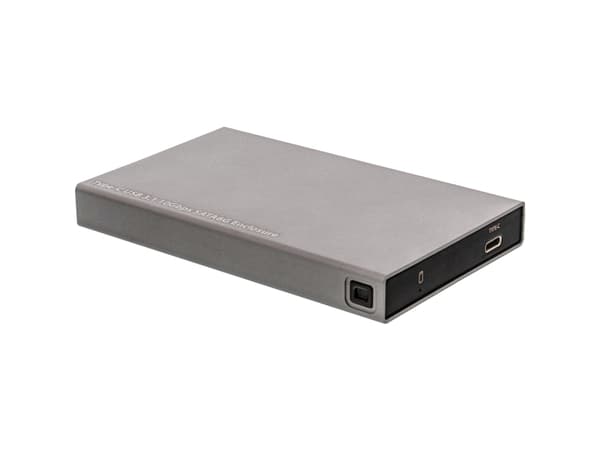 InLine 00031A, HDD/SSD-kabinett, 2.5", Serial ATA III, Hot-swap, USB-tilkobling, Sort