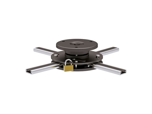 InLine 4043718172375, Vegg/tak, 20 kg, Sort, Aluminium, Stål, 0 - 360°, 360°