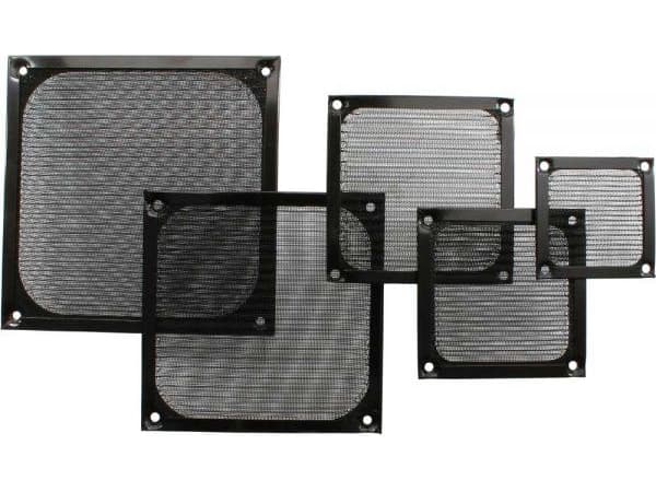 InLine 33370S, Gjuten aluminium, Svart, 12 cm, 120 mm, 120 mm