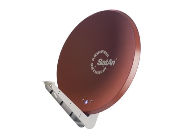 Kathrein CAS 90ro, 10,70 - 12,75 GHz, 39,6 dBi, Brun, Rød, Aluminium, 90 cm, 967 mm