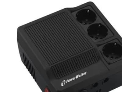 PowerWalker AVR 1000 - Automatisk strømregulator - AC 220/230/240 V - 600 Watt - 1000 VA - output-stikforbindelser: 3 - lajittelu