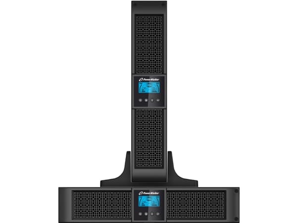 PowerWalker VI 1000RT HID - UPS (rackmonterbar/ekstern) - AC 220/230/240 V - 900 watt - 1000 VA - 7 Ah - RS-232, USB - utgangskontakter: 8 - 2U - 19"
