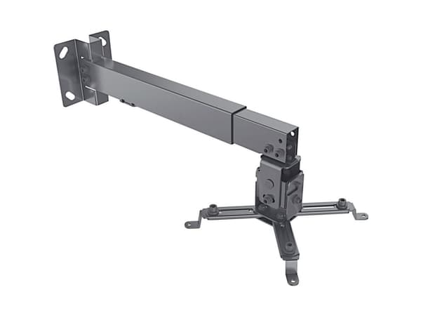 Manhattan 461207, Seinä/katto, 20 kg, Musta, -8 - 8°, -15 - 15°, 315 mm