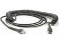 Miniatyrbild 3 av 3: Datalogic CAB-424E - USB-kabel - USB (hane) - 2 m - lindad