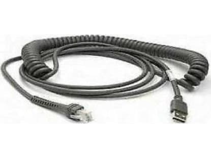 Datalogic CAB-424E - USB-kabel - USB (hane) - 2 m - lindad