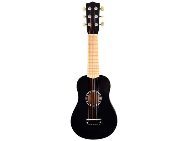 Guitar sort m. 6 strenge