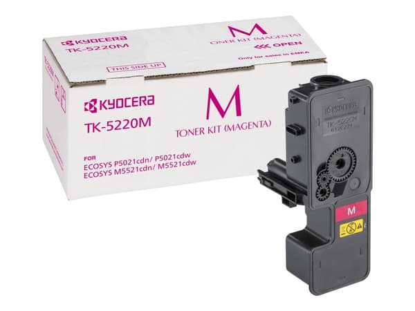 Kyocera TK 5220M - Magenta - original - tonerpatron - for ECOSYS M5521, P5021