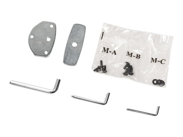 Maclean MC-714 - Monteringssats (bordsfäste, 2 justerbara armar) - för 2 LCD-bildskärmar - gjuten aluminium - svart, silver - skärmstorlek: 13"-27"