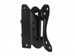 Maclean MC-715 - Brakett - for flatpanel - metall - pulverbelagt svart - skjermstørrelse: 13"-27" - veggmonterbar