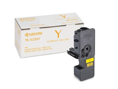 Kyocera TK 5220Y - Gul - original - tonerpatron - for ECOSYS M5521, P5021