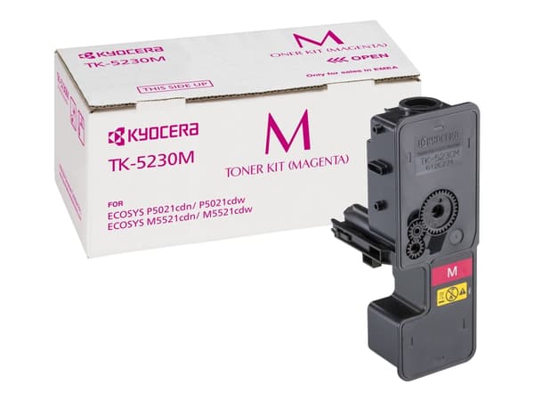 Kyocera TK 5230M - Magenta - original - tonerpatron - for ECOSYS M5521, P5021