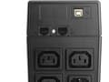 Miniatyrbilde 4 av 5: PowerWalker VI 800 SW - UPS - AC 220/230/240 V - 480 watt - 800 VA - 9 Ah - USB - utgangskontakter: 3 - svart