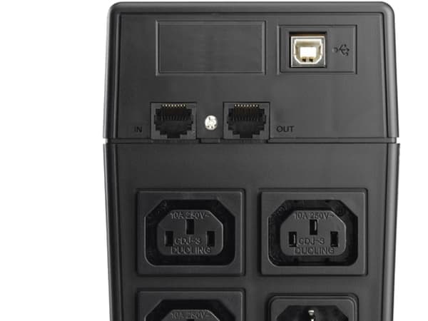 PowerWalker VI 800 SW - UPS - AC 220/230/240 V - 480 watt - 800 VA - 9 Ah - USB - utgangskontakter: 3 - svart