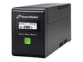 Miniatyrbilde 1 av 5: PowerWalker VI 800 SW - UPS - AC 220/230/240 V - 480 watt - 800 VA - 9 Ah - USB - utgangskontakter: 3 - svart