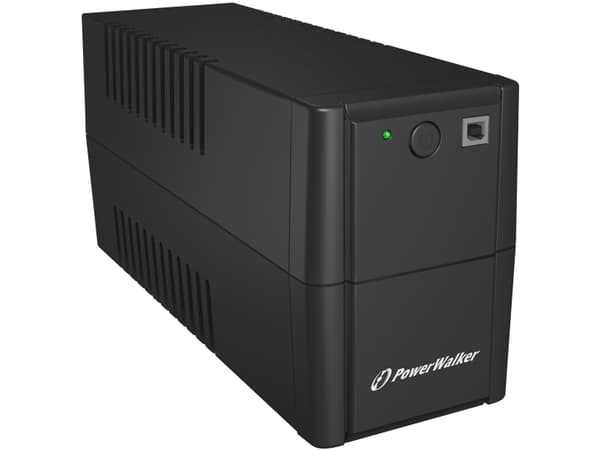 PowerWalker VI 650 IEC - UPS - AC 220/230/240 V - 360 watt - 650 VA - 7 Ah - USB - utgangskontakter: 4 - svart