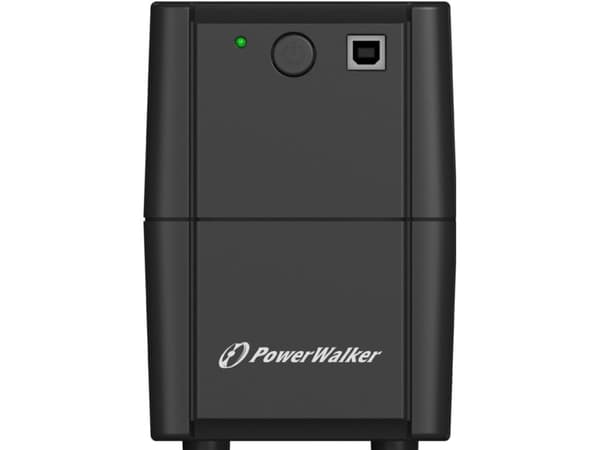 PowerWalker VI 650 IEC - UPS - AC 220/230/240 V - 360 watt - 650 VA - 7 Ah - USB - utgangskontakter: 4 - svart
