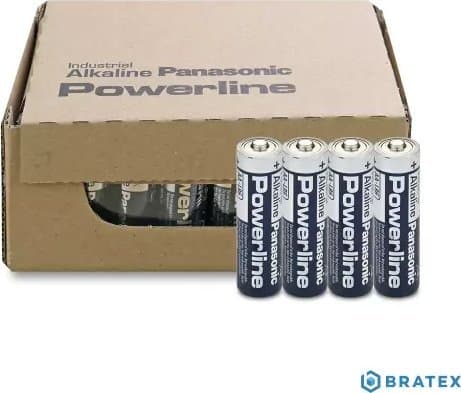 Panasonic Powerline LR6AD/4P - Batteri 48 x AA-type - Alkalisk