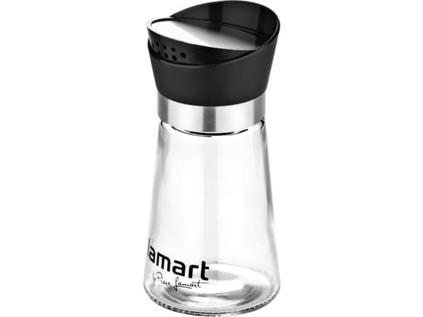 Lamart LT7020, Svart, Rostfritt stål, Transparent, Glas, Plast, Svart, Avtagbart lock, 95 ml