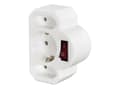 Miniatyrbilde 3 av 3: Hama 00108846, Type F, Universell, 230 V, Hvit, 3500 W, Hankjønn/hunkjønn