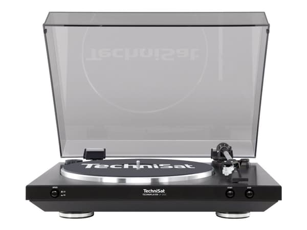 TechniSat TechniPlayer LP 200, Hihnakäyttöinen levysoitin, Musta, Hopea, Alumiini, 45 RPM, 0,25%, 435 mm
