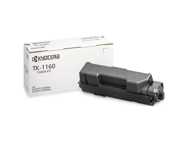 Kyocera TK 1160 - lajittele - alkuperäinen - tonerpatron - ECOSYS P2040dn, P2040dn/KL2, P2040DN/KL3, P2040dw, P2040dw/KL2, P2040DW/KL3, P2040dw/KL2,