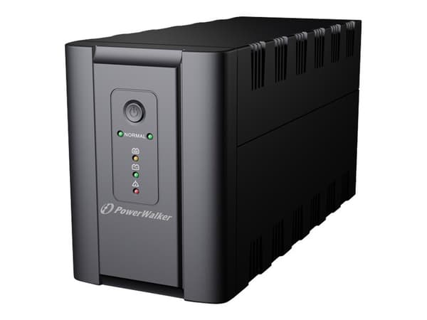 PowerWalker VI 1200 - UPS - AC 220/230/240 V - 600 watt - 1200 VA - 7 Ah - USB - utgangskontakter: 4 - svart