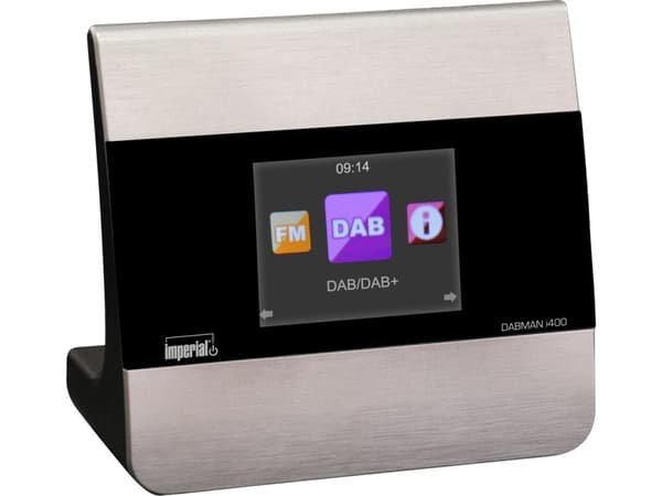 Imperial DABMAN i400, Digitalt, DAB+, FM, UKW, 87,5 - 108 MHz, 150 mm, 81 mm, 140 mm