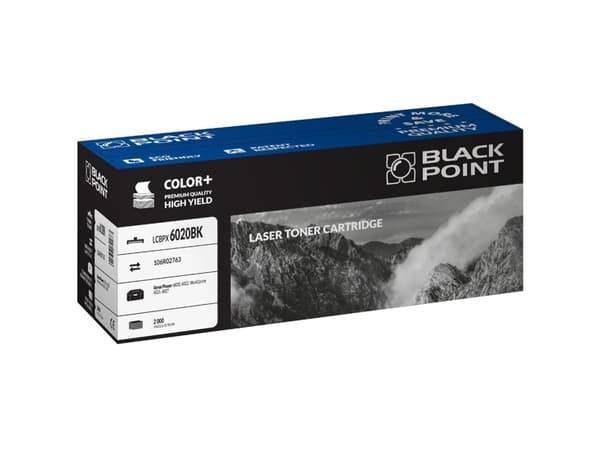 Black Point LCBPX6020BK, 2000 sider, Svart, 1 stykker