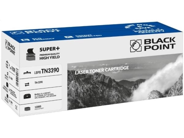 Black Point LBPBTN3390, 12000 sider, Svart, 1 stykker