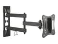 Miniatyrbilde 3 av 5: Maclean MC-719 - Brakett - for flatpanel - svart - skjermstørrelse: 13"-27" - veggmonterbar