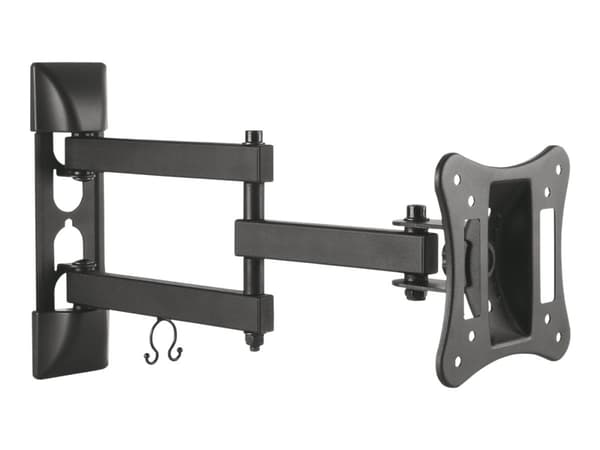 Maclean MC-719 - Brakett - for flatpanel - svart - skjermstørrelse: 13"-27" - veggmonterbar