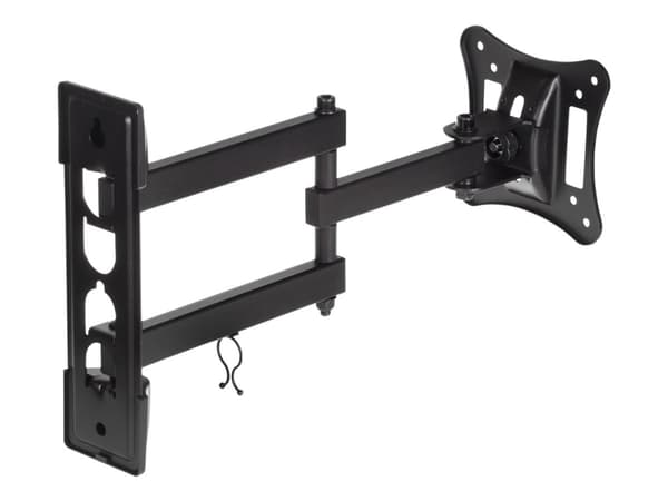 Maclean MC-719 - Brakett - for flatpanel - svart - skjermstørrelse: 13"-27" - veggmonterbar