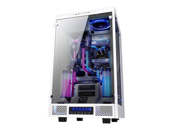Thermaltake The Tower 900 - Snow Edition - tower - utökad ATX - ingen strömförsörjning (PS/2) - vit - USB/ljud Vit