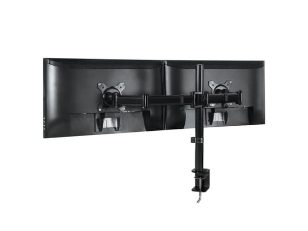 ARCTIC Z2 basic - Monteringssett - justerbar arm - for 2 skjermer - svart - skjermstørrelse: 13"-27" - skrivebordsmonterbar