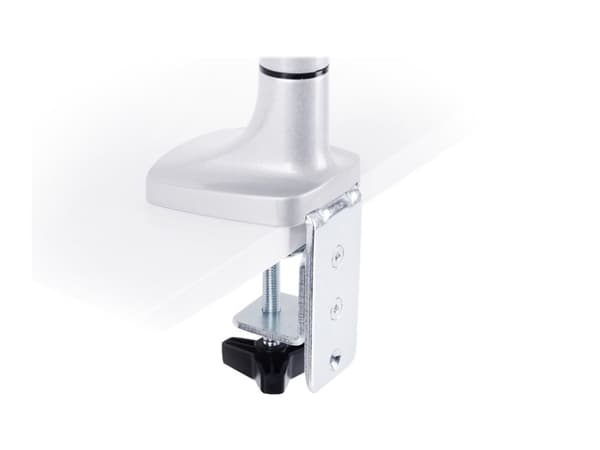 Multibrackets M Deskmount Spring Single - Monteringssett (skrivebordsmontering) - for LCD-skjerm - stål, høyverdig aluminium - sølv - skjermstørrelse