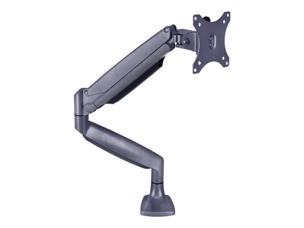 Multibrackets M Deskmount Spring Single - Monteringssats (montering på skrivbord) - för LCD-display - stål, höggradig aluminium - svart - skärmstorle