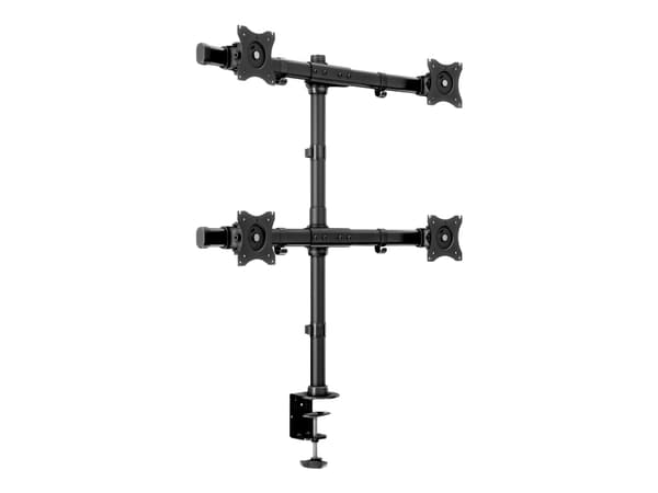 Multibrackets 3316, Puristin/Läpipultattu, 32 kg, 38,1 cm (15"), 68,6 cm (27"), 100 x 100 mm, Musta
