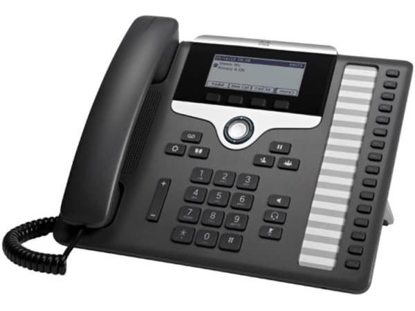Cisco IP Phone 7861 - VoIP-telefon - SIP, SRTP - 16 rader - träkol - återanvänd