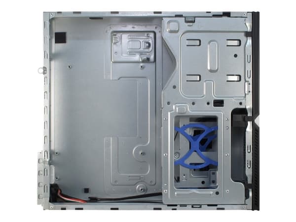 Inter-Tech IT-503 - SFF - mini ATX - ingen strømforsyning (TFX12V) - matt svart - USB/lyd