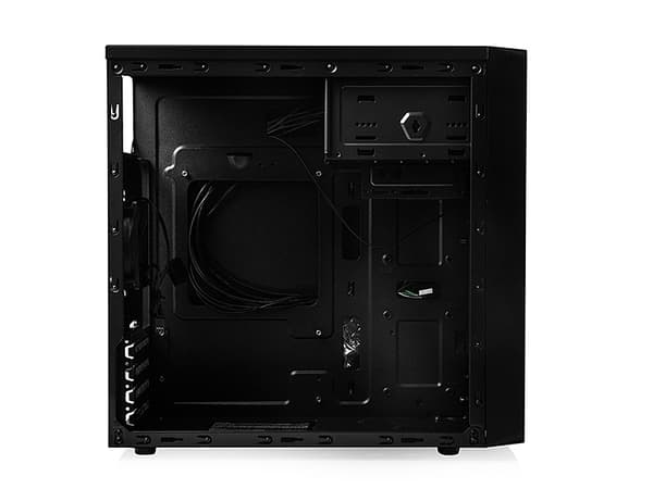 Modecom MINI TREND AIR, Mini Tower, PC, Svart, ITX, micro ATX, 1x 80 mm, 80,120 mm