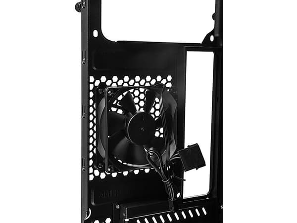 Modecom MINI TREND AIR, Mini Tower, PC, Svart, ITX, micro ATX, 1x 80 mm, 80,120 mm