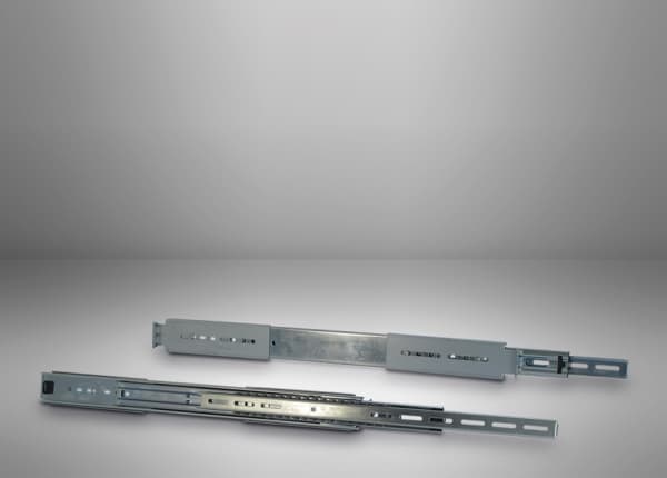 Inter-Tech - Sats med stativskenor - silver - 19"