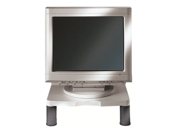Fellowes Standard Monitor Riser, Vapaasti seisova, 27215,5 kg, Korkeudensäätö, Harmaa, Valkoinen